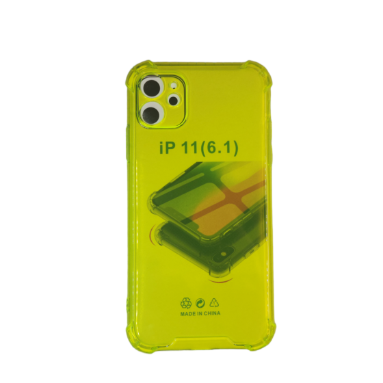 Чехол Бампер для Iphone 11 Yellow Transparent Киев