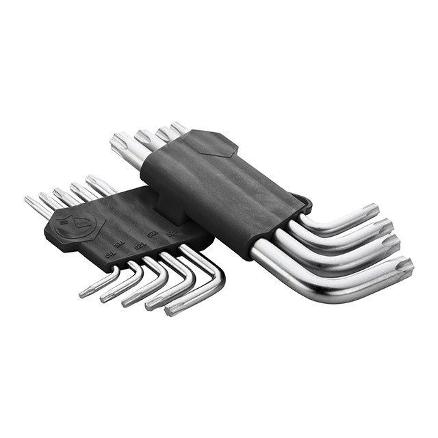 Набор ключей Г-образных TORX, 9 шт, Т10-Т50, Cr-V INTERTOOL HT-0607 Киев - изображение 6