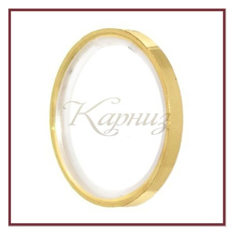 Кільце для карнизу Orvit 25 мм Фасонне металеве (38 х 48) х 5,0 мм ЗОЛОТО (10шт.) Львов - изображение 1