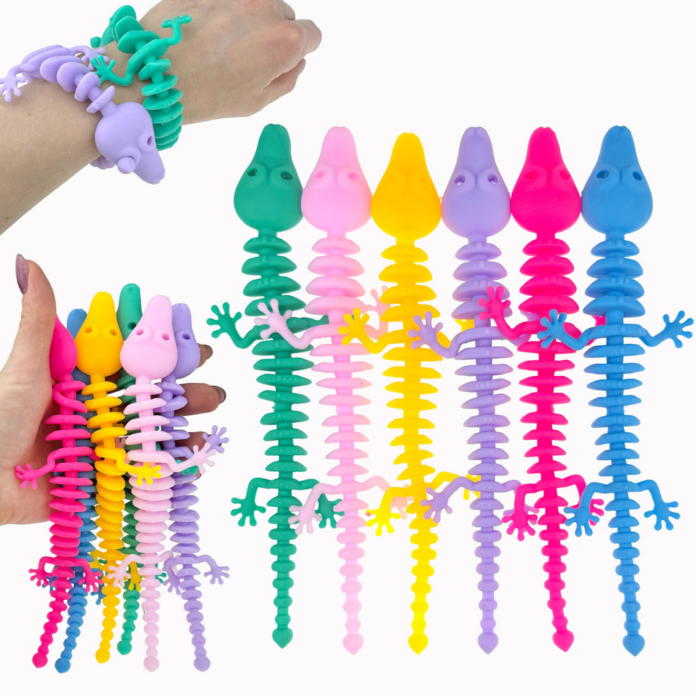 Браслет-антистрес для дітей Ящірка 12 шт. Київ - фото 1