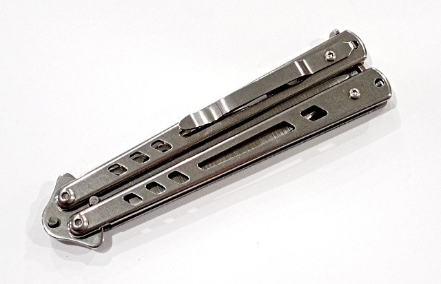 Ніж метелик A1004/ новий Silver Дніпро - фото 2