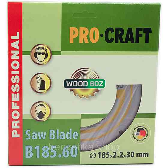 Пиляльний диск Procraft B185.60 60T (по дереву) Київ