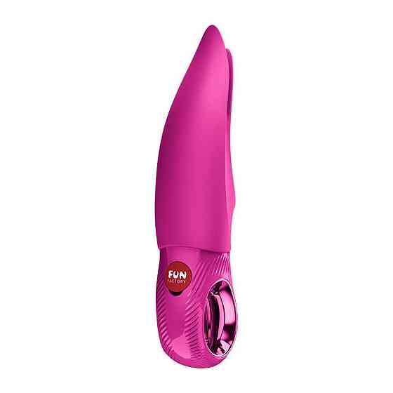 Вібратор для клітора Fun Factory VOLTA Magenta, гнучкий подвійний кінчик Sex Aura Київ