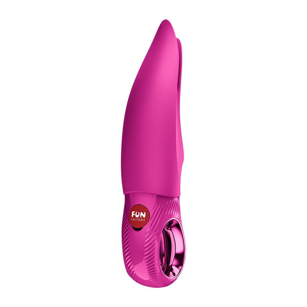 Вібратор для клітора Fun Factory VOLTA Magenta, гнучкий подвійний кінчик Sex Aura Київ - фото 3