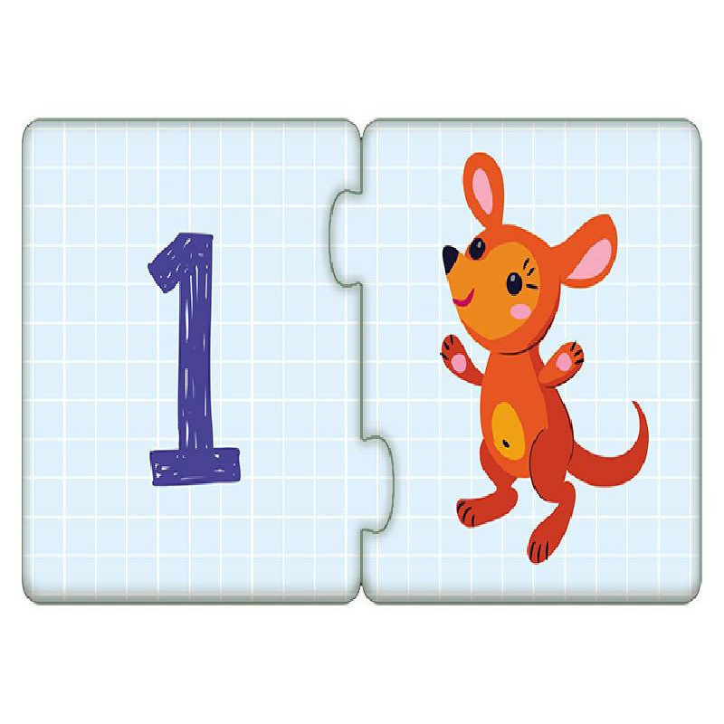 Дитячі пазли-половинки "Вивчаємо цифри" 1214011 укр. мовою Вінниця - фото 2