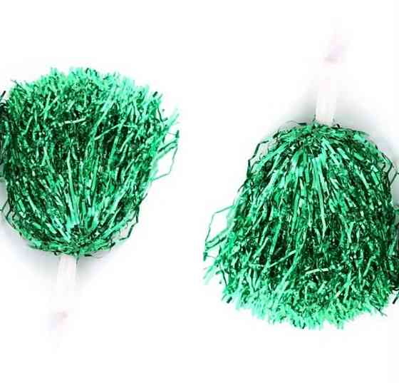 Помпоны для черлидинга зеленый 2 шт. Київ