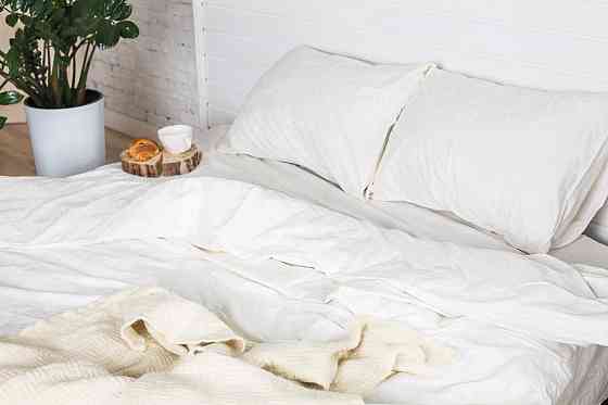 Ecotton Комплект постільної білизни Ecotton полуторний 150х215 см білий із орнаментом (20-0709W Київ