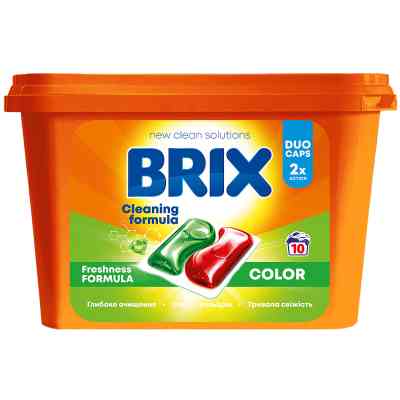 Капсули для прання Brix Laundry Color 10 шт. (4820207100657) Вінниця