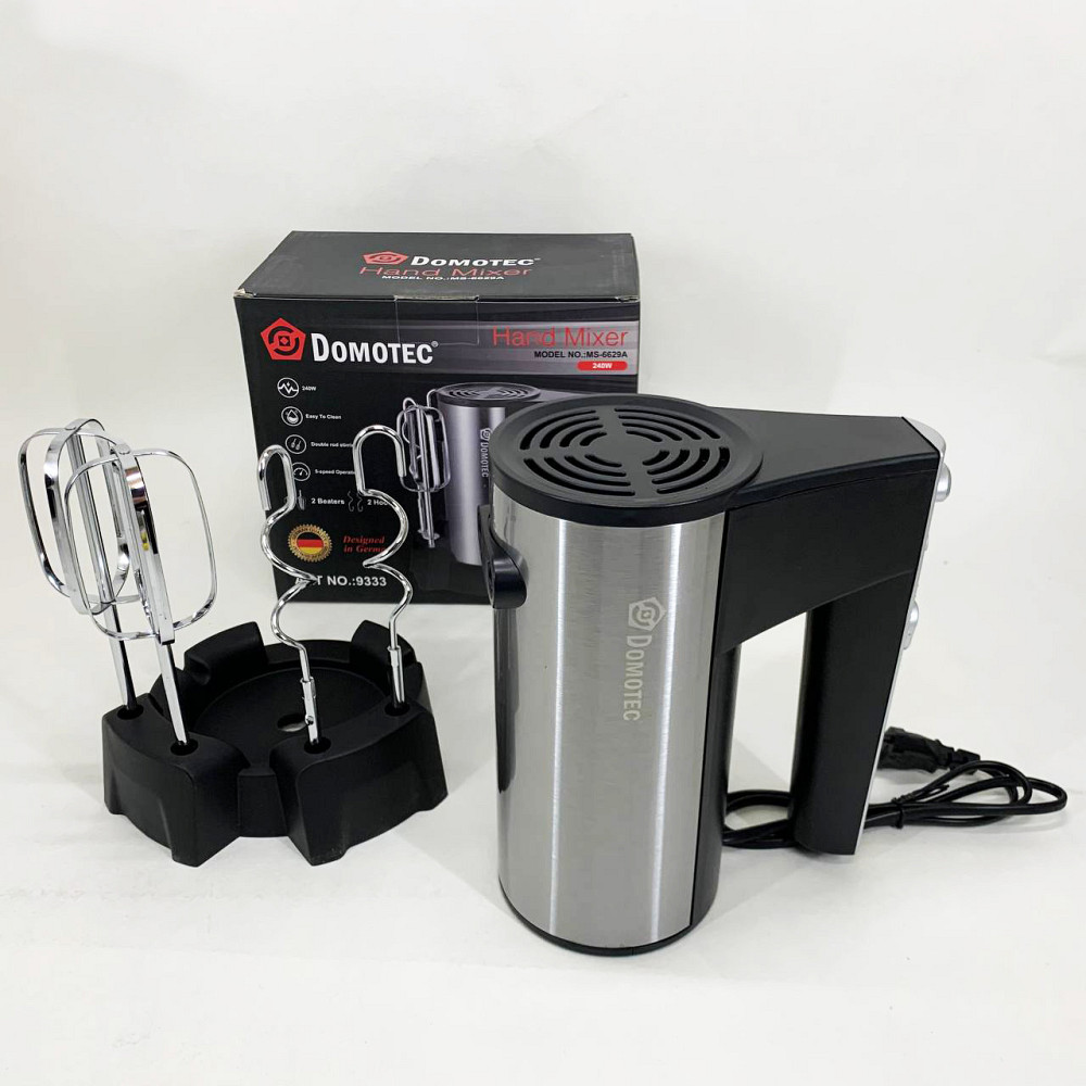 Кухонный миксер для теста ручной DOMOTEC, Миксер бытовой кухонный для крем меда LG-12 Львов - изображение 17