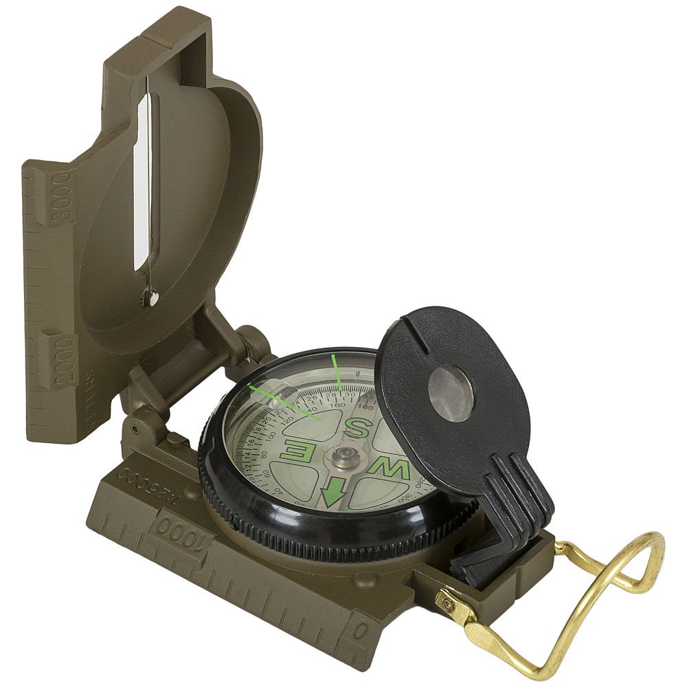 Компас Highlander Heavy Duty Folding Compass Olive (COM005) Київ - фото 1