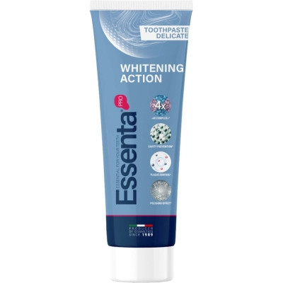 Зубна паста Essenta Pro Whitening Action 75 мл (8031447500060) Вінниця - фото 3