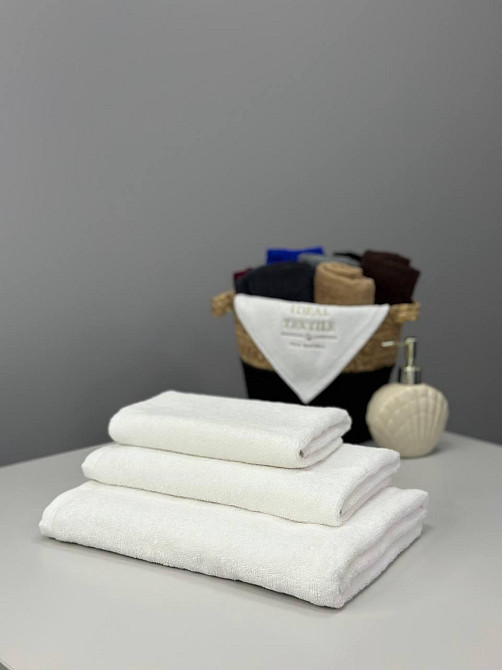 Комплект рушників Ideal Textile однотонних Ideal Textile 40х70+50х90+70х140 см 400 г/м2 (56860941) Б Чернівці - фото 2