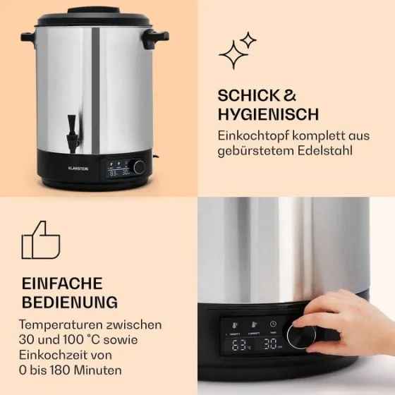 Машина для консервации глинтвейна термопота Klarstein Abbey 40 Германия Днепр