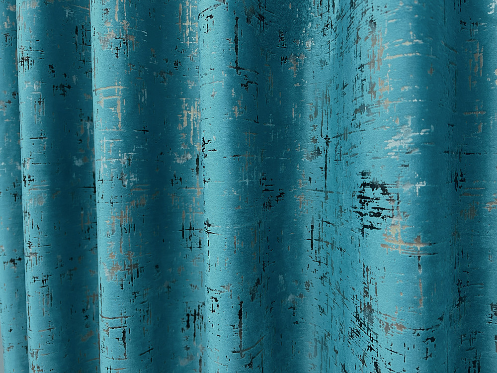 Комплект готових штор VR-Textil Оксамит (бархат) Mirage № 2033ш Блакитний 200х275 см 2 шт (32-393) Київ - фото 8