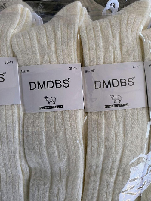 Жіночі вовняні гольфи високі розмір 36-41 набір із 5 шт DMDBS BM:551 Київ - фото 4