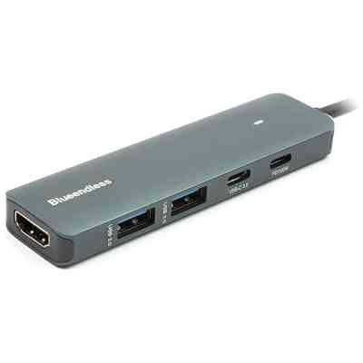 Концентратор Blueendless USB-C to 2xUSB 3.0 + USB-C PD + HDMI (CA913435) Винница