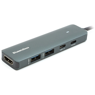 Концентратор Blueendless USB-C to 2xUSB 3.0 + USB-C PD + HDMI (CA913435) Винница - изображение 1