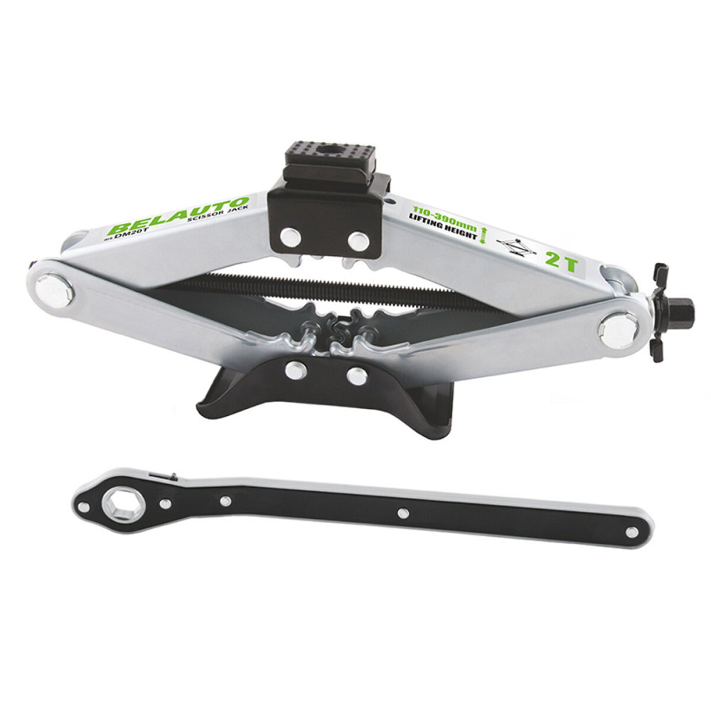 Домкрат ромбовий Белавто 2т з трещіткою, гумова подушка, вис. підйому 120-413мм Киев - изображение 1