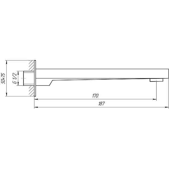 Вилив змішувача TOPAZ TP-1902 (000014776) Київ