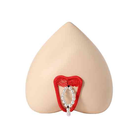 Стрінги чоловічі без лямок з намистинками one size червоний Київ