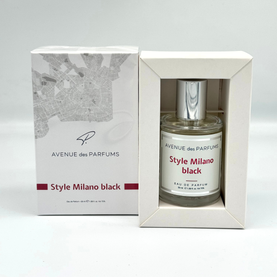 Парфумована вода Style Milano black Avenue des Parfums 50 мл Вінниця