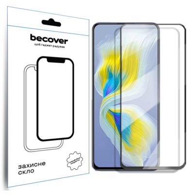 Стекло защитное BeCover Infinix Smart 9 (X6532) Black (712347) Винница - изображение 1
