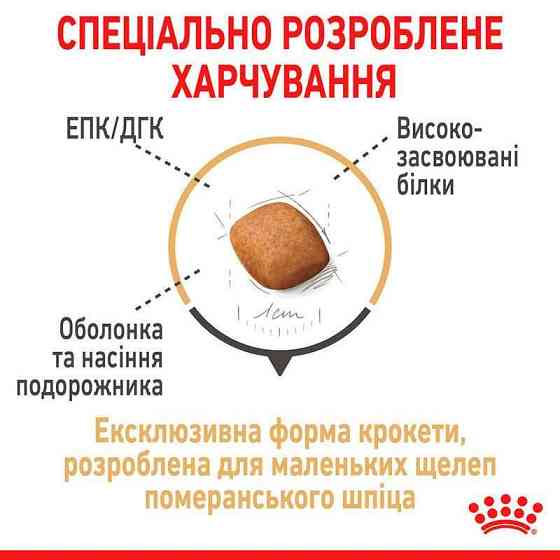 Royal Canin Pomeranian Adult (Роял Канин Помераниан Эдалт) корм для взрослых собак померанский шпиц с птицей 1.5 кг. Запорожье