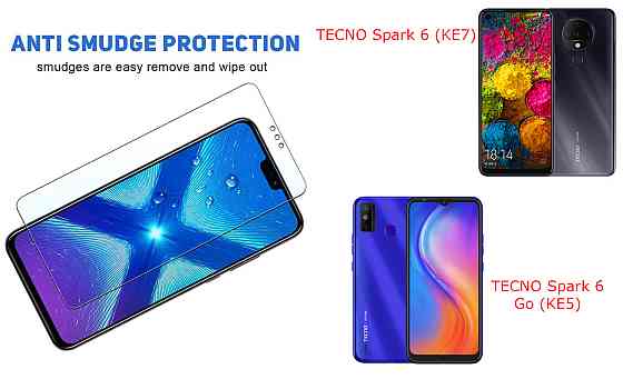 Защитное стекло NeoGlass для TECNO Spark 6 (KE7),  Spark 6 Go (KE5) – ультрапрозрачное и устойчивое Киев