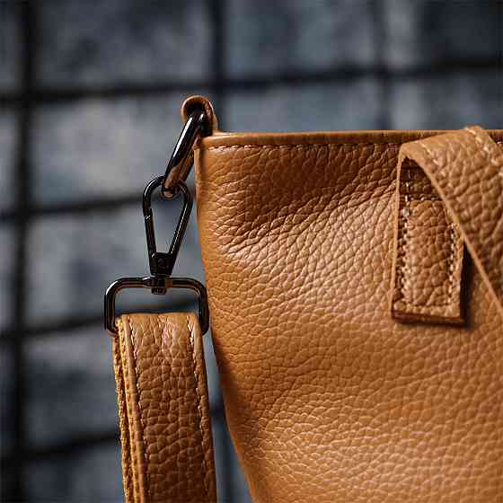 Жіноча сумка з натуральної шкіри Vintage 22994 Рудий Київ