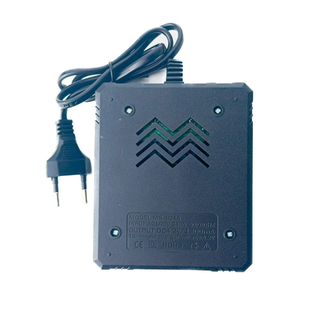 Зарядное устройство 220В 4x18650 сетевой шнур MS-404A 7214 Одесса - изображение 3