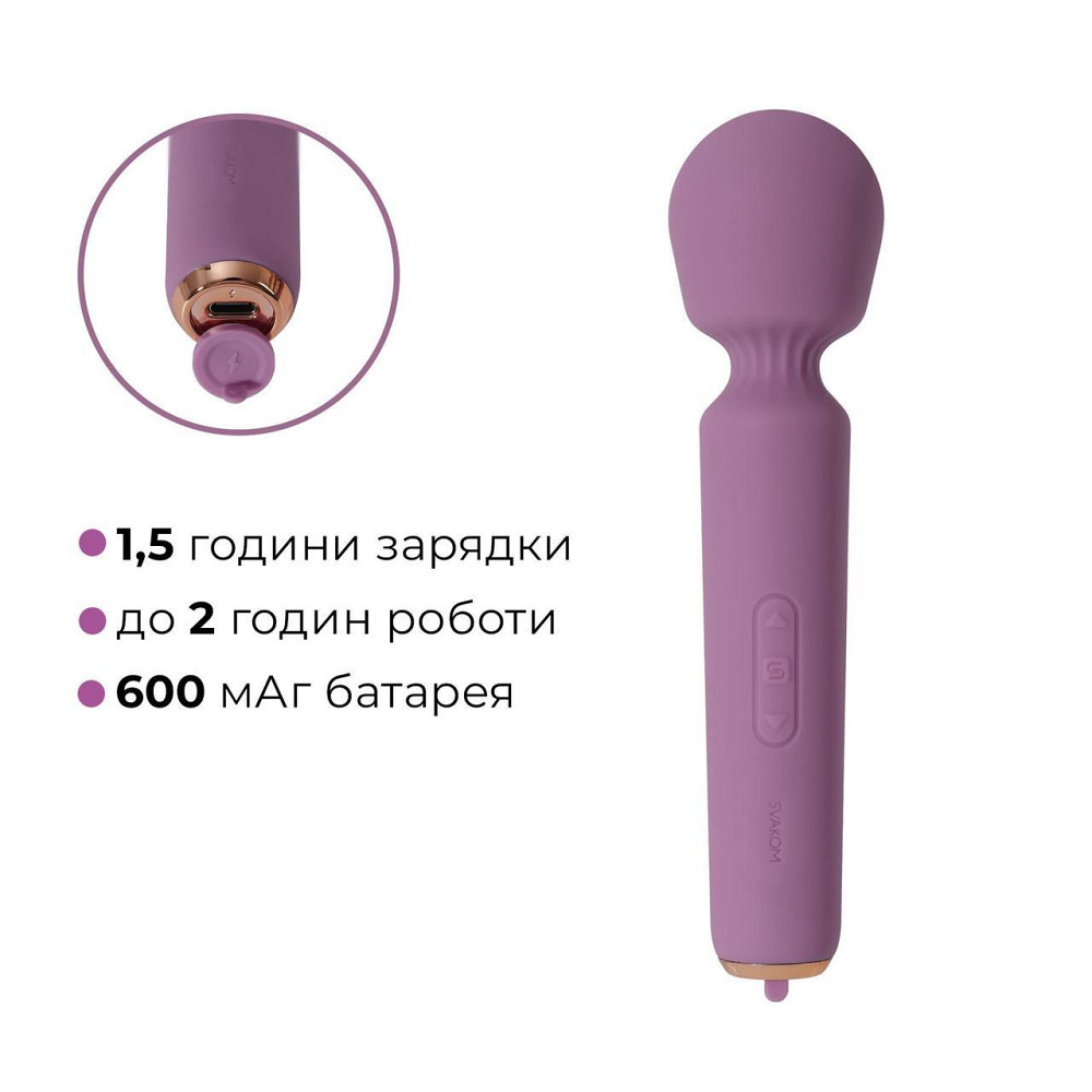 Интерактивный мини-вибромассажер Svakom Mini Emma Neo, 5+1 режим, 10 уровней интенсивности Sex Aura Киев - изображение 7