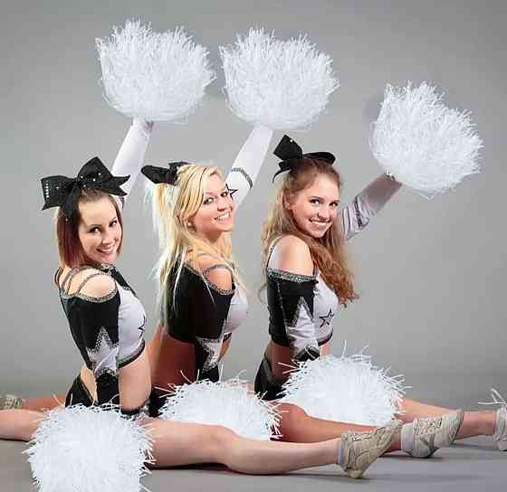 Помпони для чорнидингу білий 2 шт. Київ