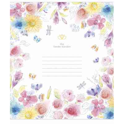 Зошит Школярик Tender Garden 12 аркушів лінія (012-3378L) Вінниця