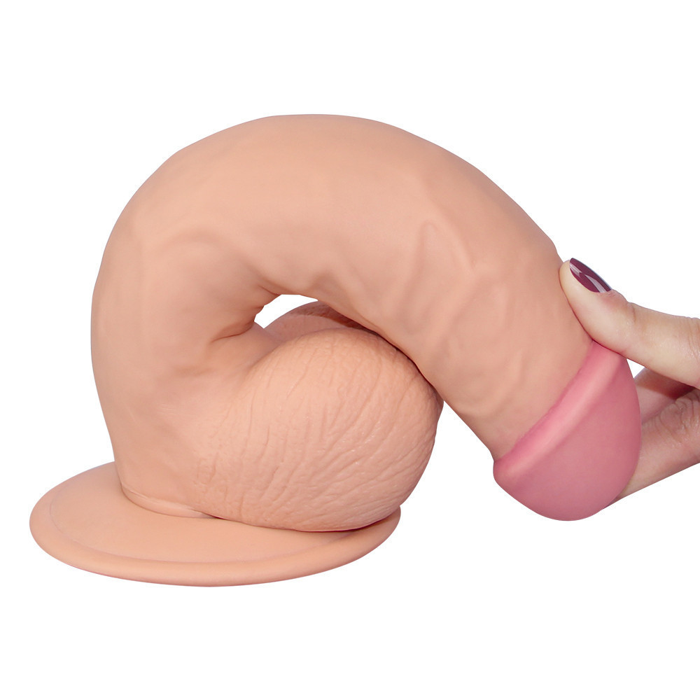Фалоімітатор - The Ultra Soft Dude 8.5" Sex Aura Київ - фото 3