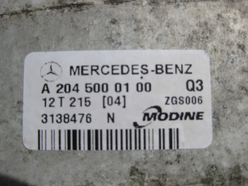 Mercedes-Benz  A2045000100 Інтеркулер C-Class W204 E-Class C207 W212 Одеса - фото 3