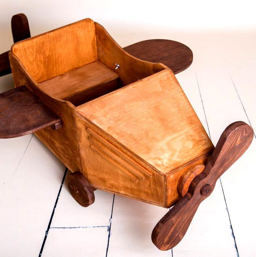 Дитяча іграшка "Літак Карнаж" коричневий Миколаїв - фото 1