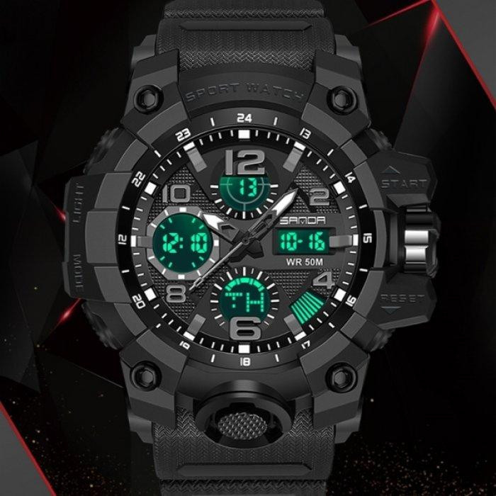 Мужские наручные часы Sanda Power Киев - изображение 3