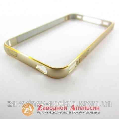 IPhone 4 4S бампер металевий Fashion gold Одеса
