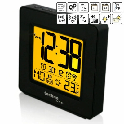 Настільний годинник Technoline WT330 Black (DAS301808) Вінниця - фото 5