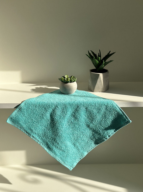 Серветка махрова Ideal Textile 30х30 см 400 г/м2 м'ята (56860432) Чернівці - фото 1