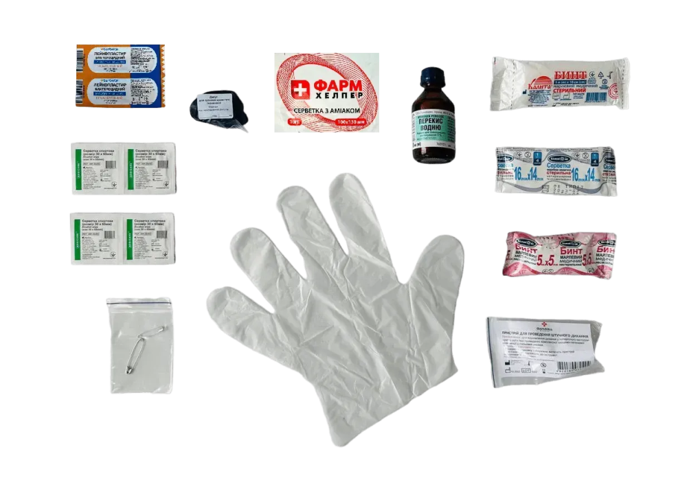 Аптечка автомобільна у пластиковому футлярі Вінниця - фото 4