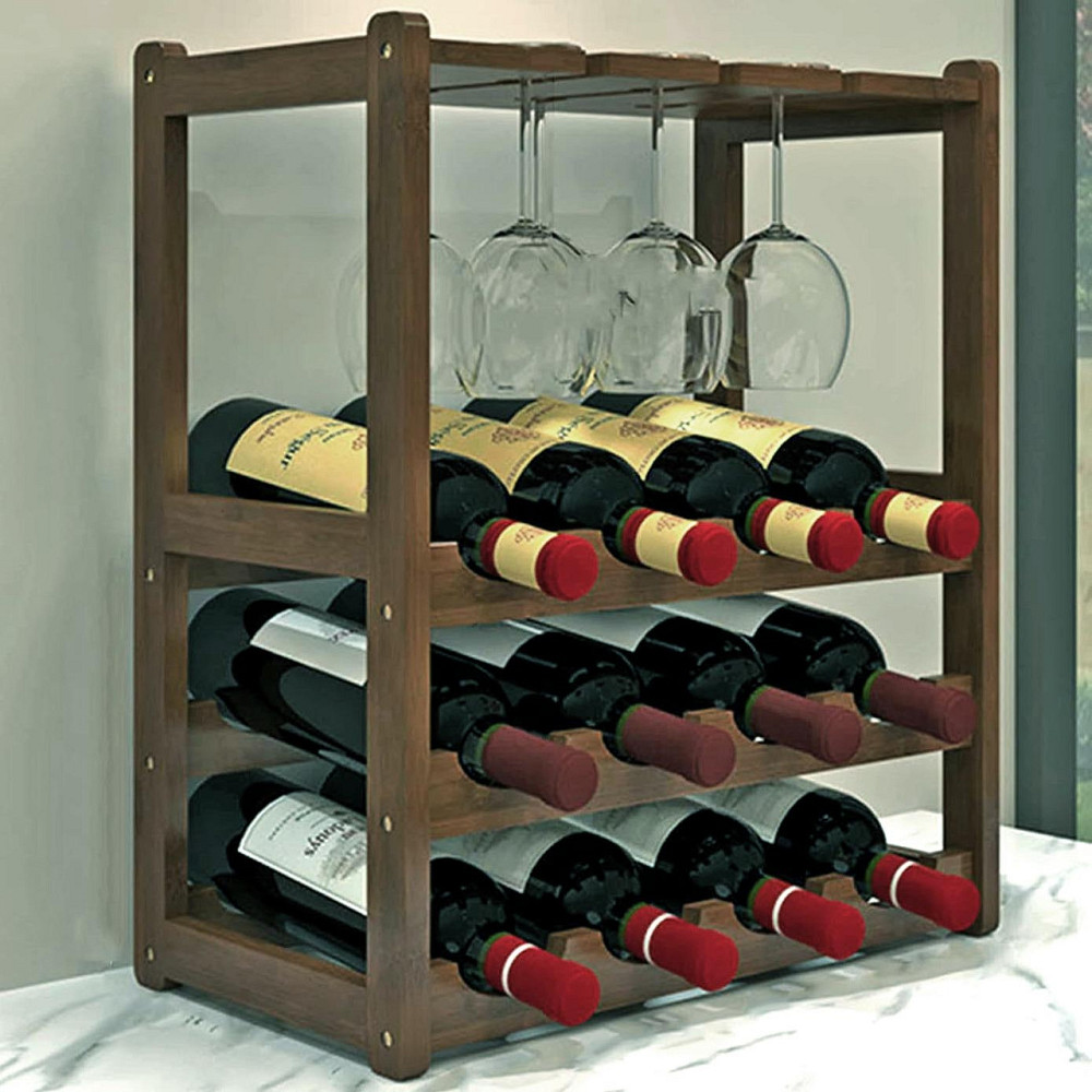 Настільна винна полиця "Інтертан" капучино Миколаїв - фото 1