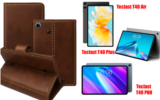 Книжка-трансформер для планшета Teclast T40 Air, T40 Plus, T40 Pro, колір Black Buno-Red Київ