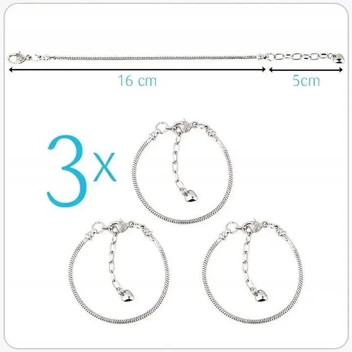 Детский набор для творчества для создания шарм браслетов и колье . из бусин в подарочной коробке 66 шт. Киев - изображение 2