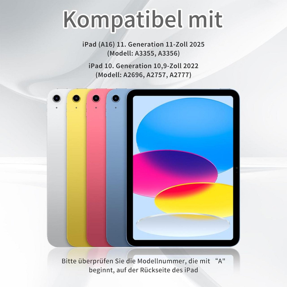 Чохол клавіатура для iPad A16 2025/iPad 10-го покоління (2022) A2696 / A2757 / A2777 із замінною батарейкою Дніпро - фото 3