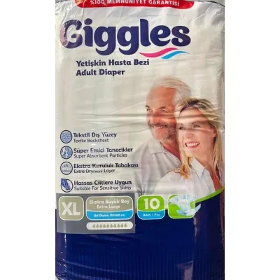 Подгузники для взрослых Giggles Extra Large 10 шт (8680131205929) Винница - изображение 1