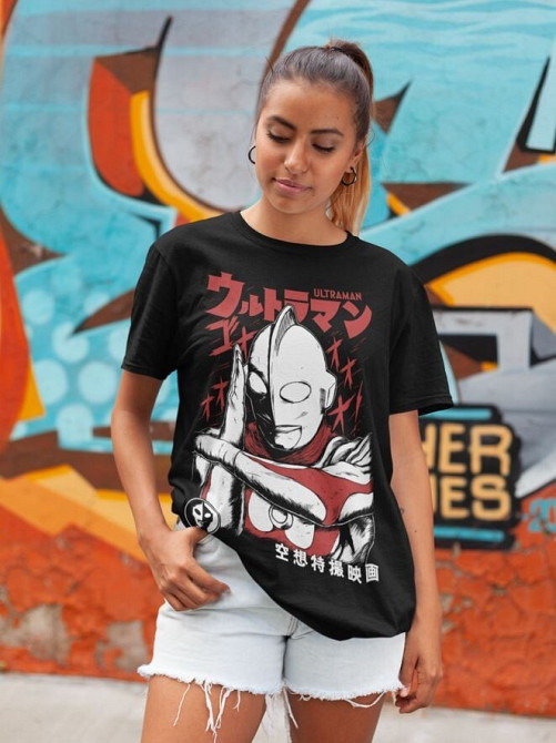 Футболка аниме Джултраман Урутораман Сизе С оверсайз (S/M/L) Черний AnimeJ0930 Днепр - изображение 5