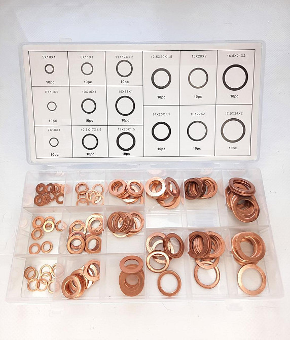 Набір мідних шайб 150 од. KR-6043 Вінниця - фото 1