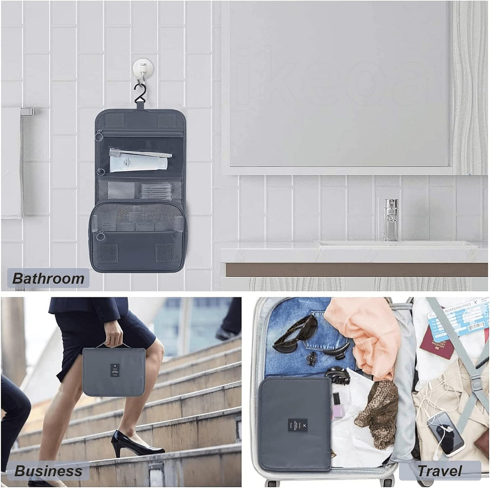 Органайзер косметичка Bei Lian travel grey Вінниця - фото 5