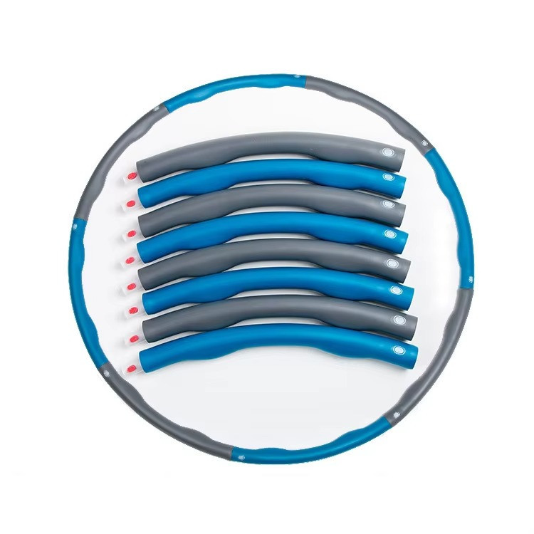 Обруч масажний Hoop для занятий фитнесом диаметр 95 см,цвет синий Каменец-Подольский - изображение 1